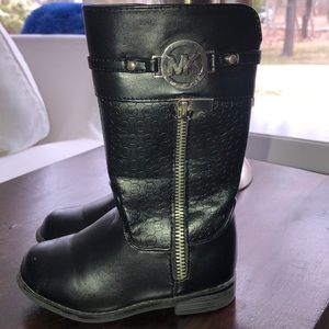 Toddler MK black boots